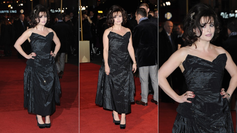 Illustration for article titled Anne Hathaway's Dress Was as Ridiculous as a Castle on a Cloud at the Les Mis Premiere